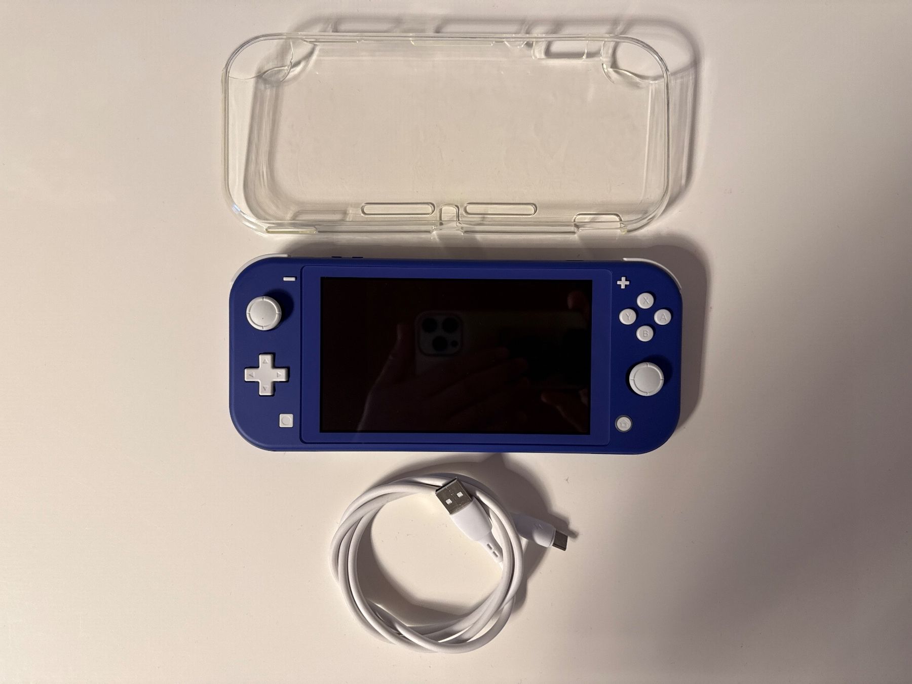 Nintendo Console: Nintendo Switch Lite blau mit Ladekabel und Hülle – Usato da Niederbipp venduto da nbf_qy2d