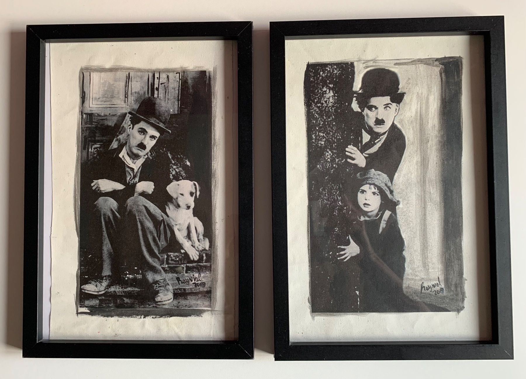 Gemälde: Charly Chaplin Bild 22x33 je… – Gebraucht aus Winterthur von Darfweg