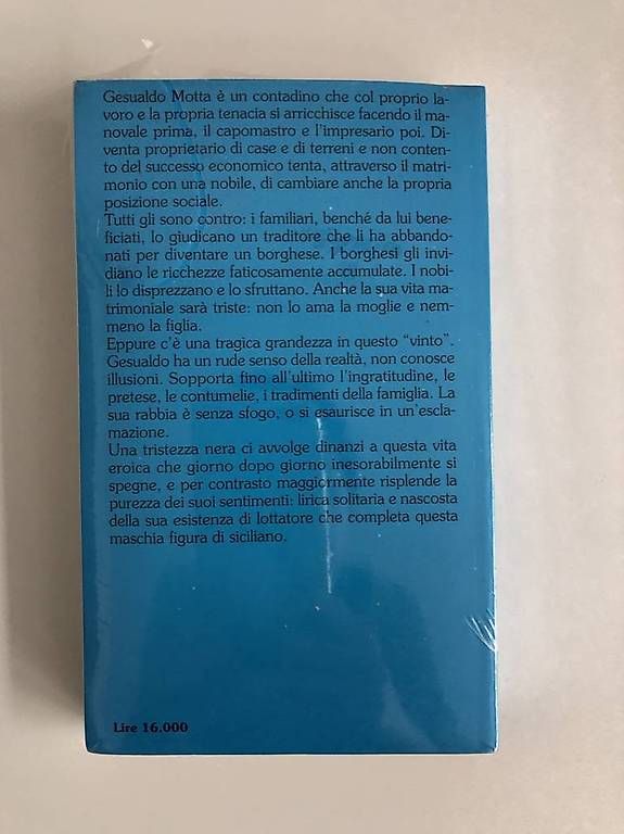 Libri: Mastro Don Gesualdo Giovanni Verga – Usato da Neuchâtel venduto da elvira012 1
