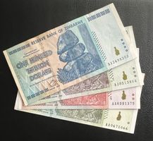 Zimbabwe 2008 – AA Series – 100T, 50T, 20T, 10T