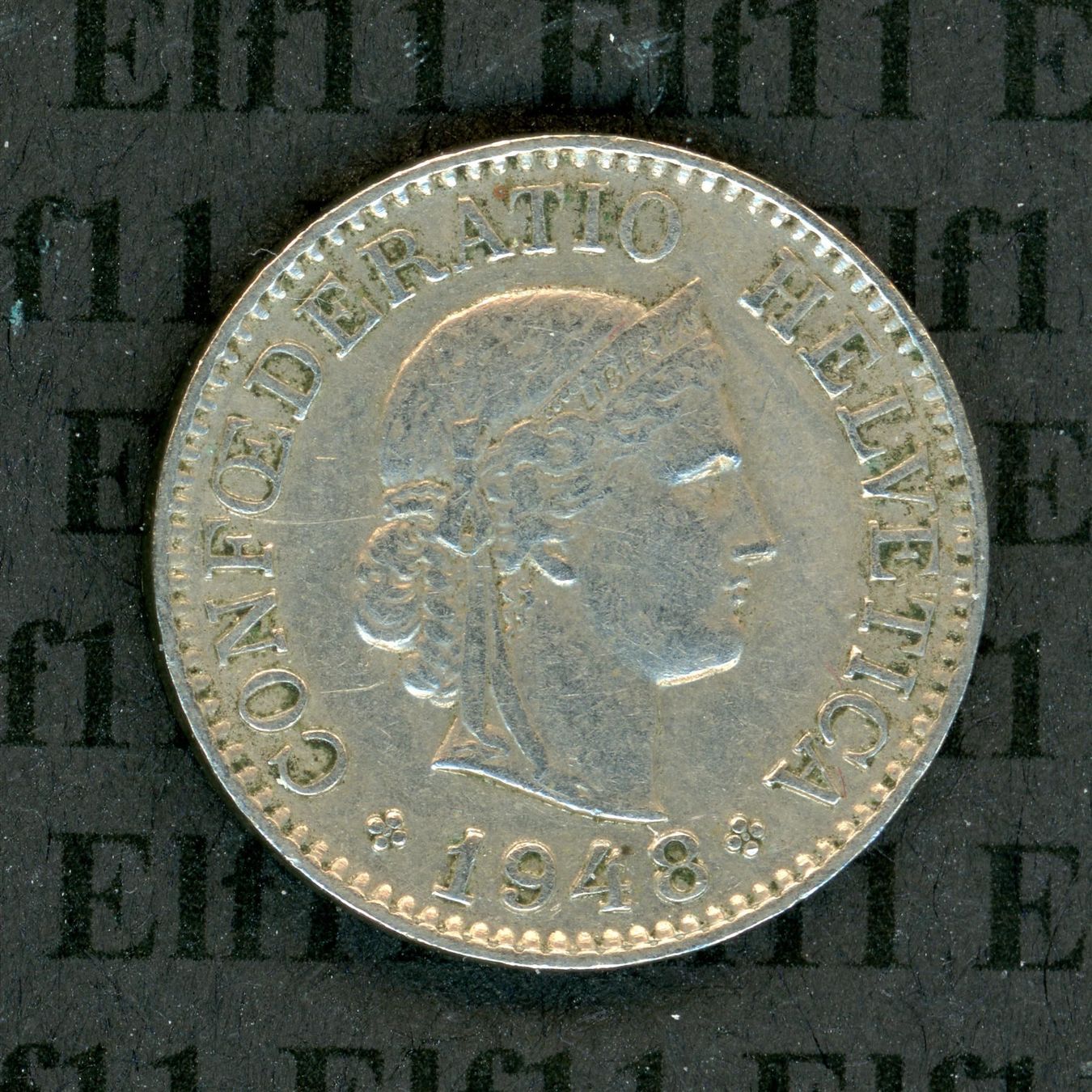 Tutti le monete: CHF___0.10 1948 ss-vz 10 Rappen – Usato da Widnau venduto da Elf11