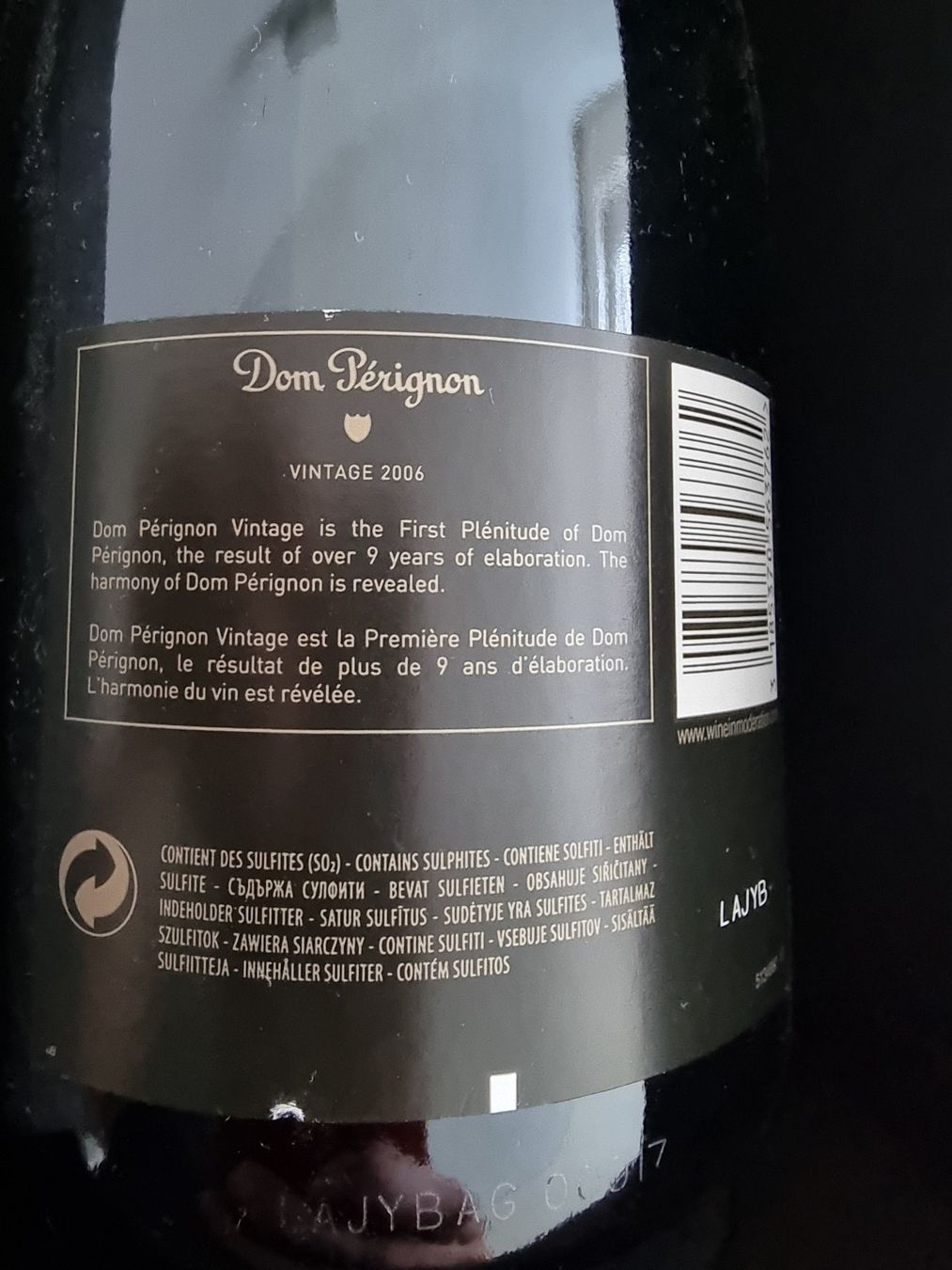 Bicchieri, Caraffe & Bottiglie: Leere Dom Perignon Flasche 2006 – Usato da Ebikon venduto da Dubi1 6