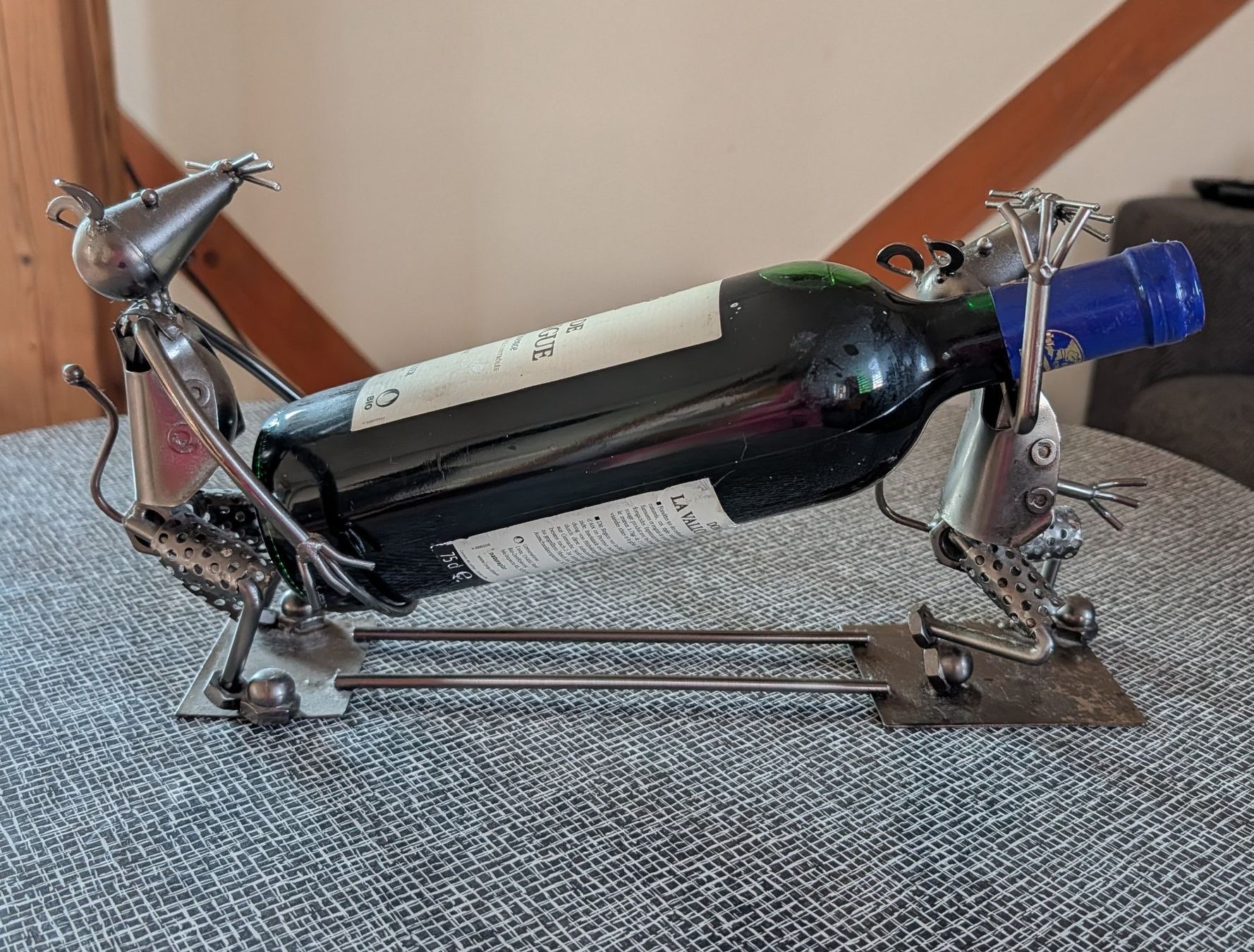 Portabottiglie: Flaschenhalter Mäud Metall Design Deko – Usato da Nänikon venduto da Haexli_70 4