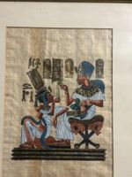 Tableau Égyptien Ancien sur Papyrus authentique Gizeh