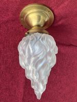Jugendstil Deckenlampe Messing um 1930 Top Zustand 