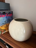 Runde Vase aus Keramik