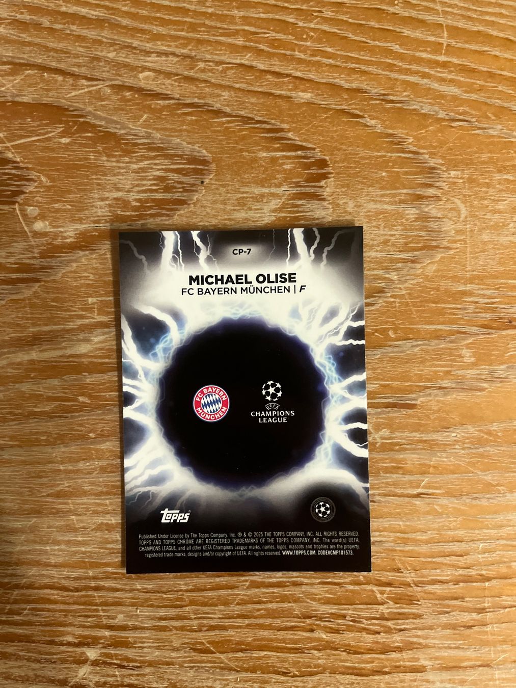 Topps Carte collezionabili: Michael Olise Topps Insert – Usato da Balzers venduto da jos_6r9r 1