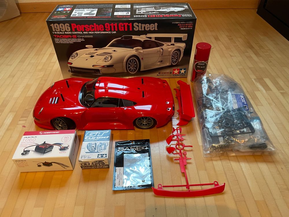 Tamiya 1996 Porsche 911 GT1 Street (TA03R-S) | Kaufen auf Ricardo