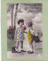 Kitsch Kinder Blumen Mein liebes Fräulein 1933