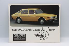 Saab 99 GL Combi Coupé 5 Türen 1976 Prospekt