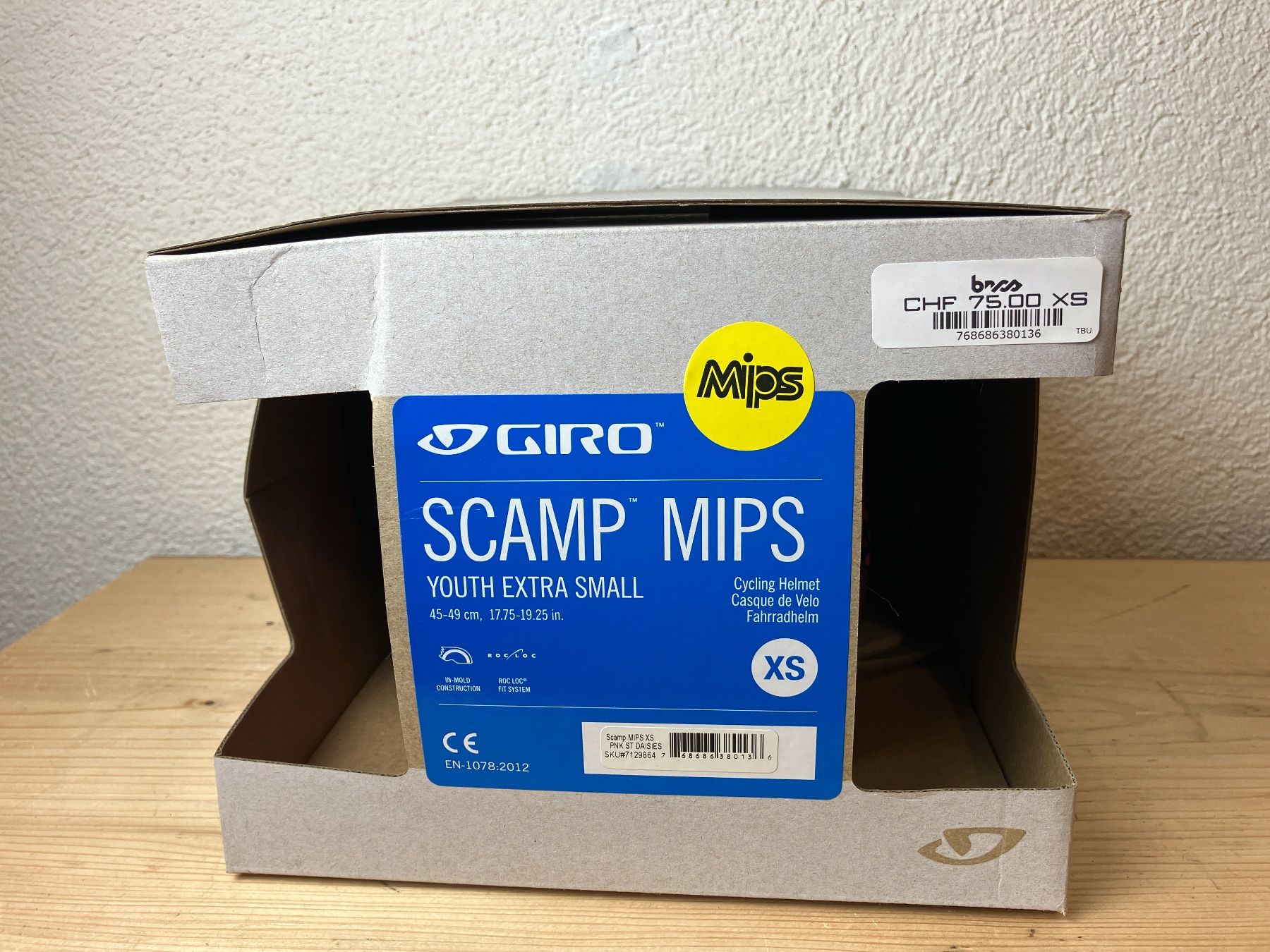Giro Helme: Kinderhelm Giro Scamp MIPS Grösse XS / 45 - 49cm – Neu und originalverpackt aus Fislisbach von Promo 6