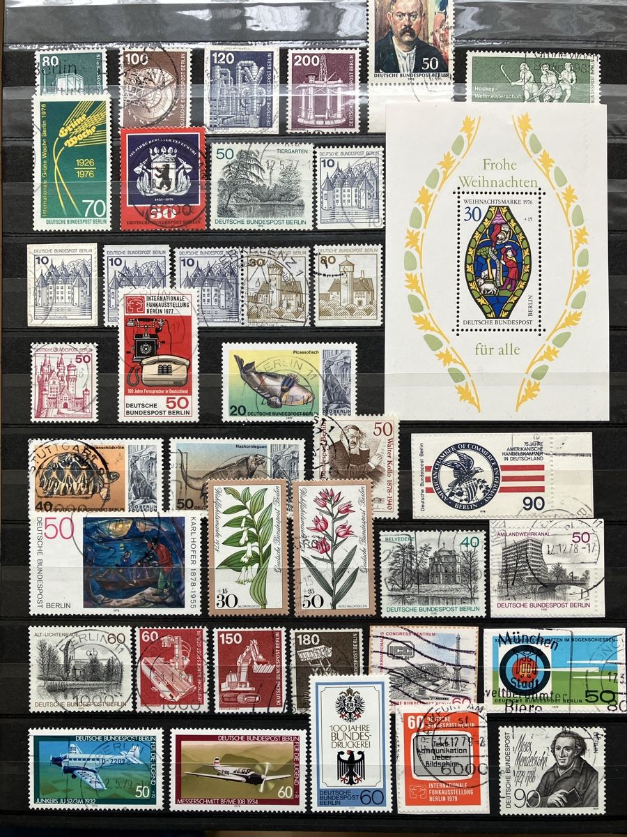 Tutti i francobolli: BRD Berlin ab 1949 6s gest/ungest/postfrisch – Usato da Cham venduto da Diablo1232 3