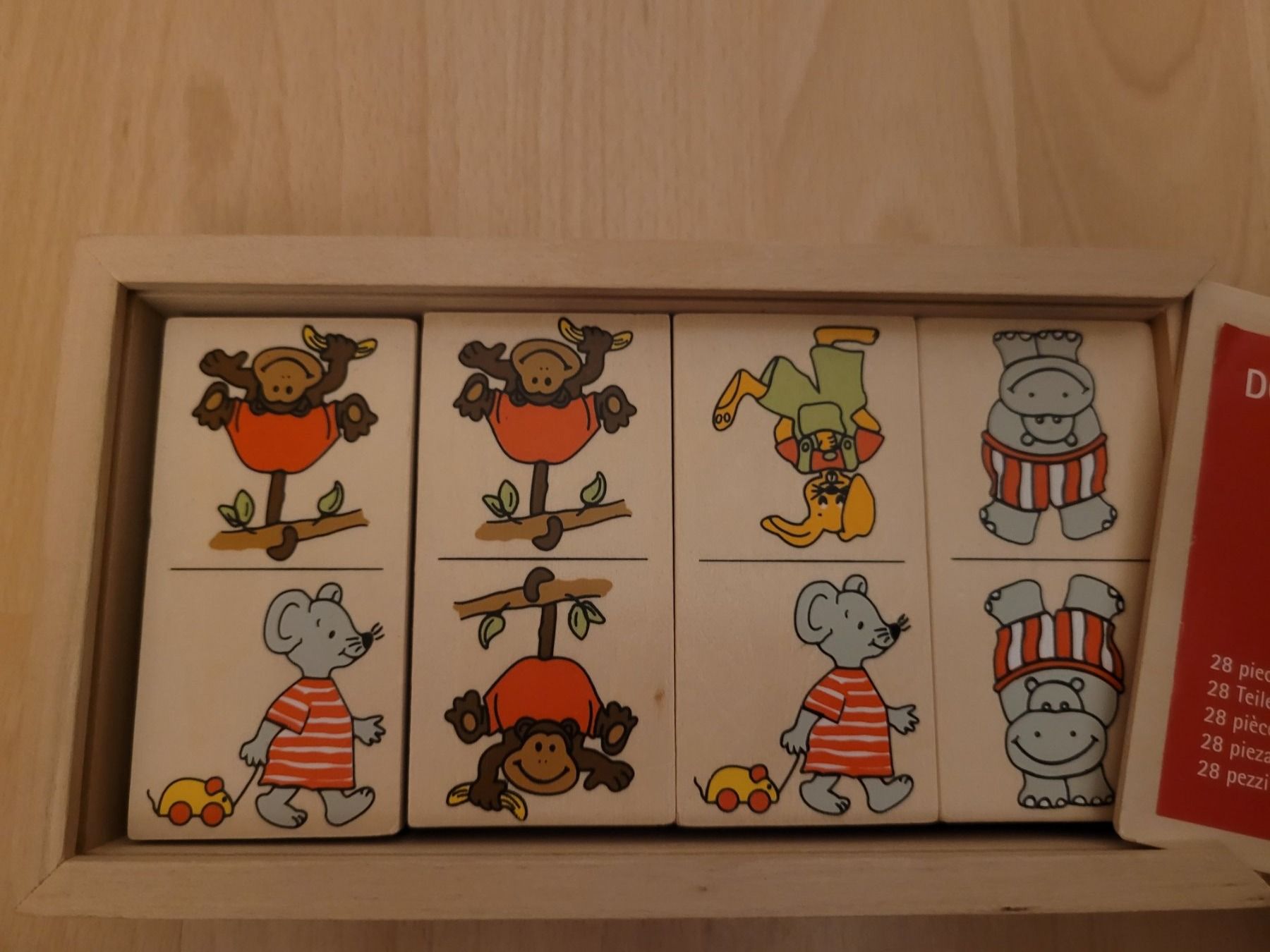 Spiele: Domino Holz – Gebraucht aus Perlen von Safari_23 1