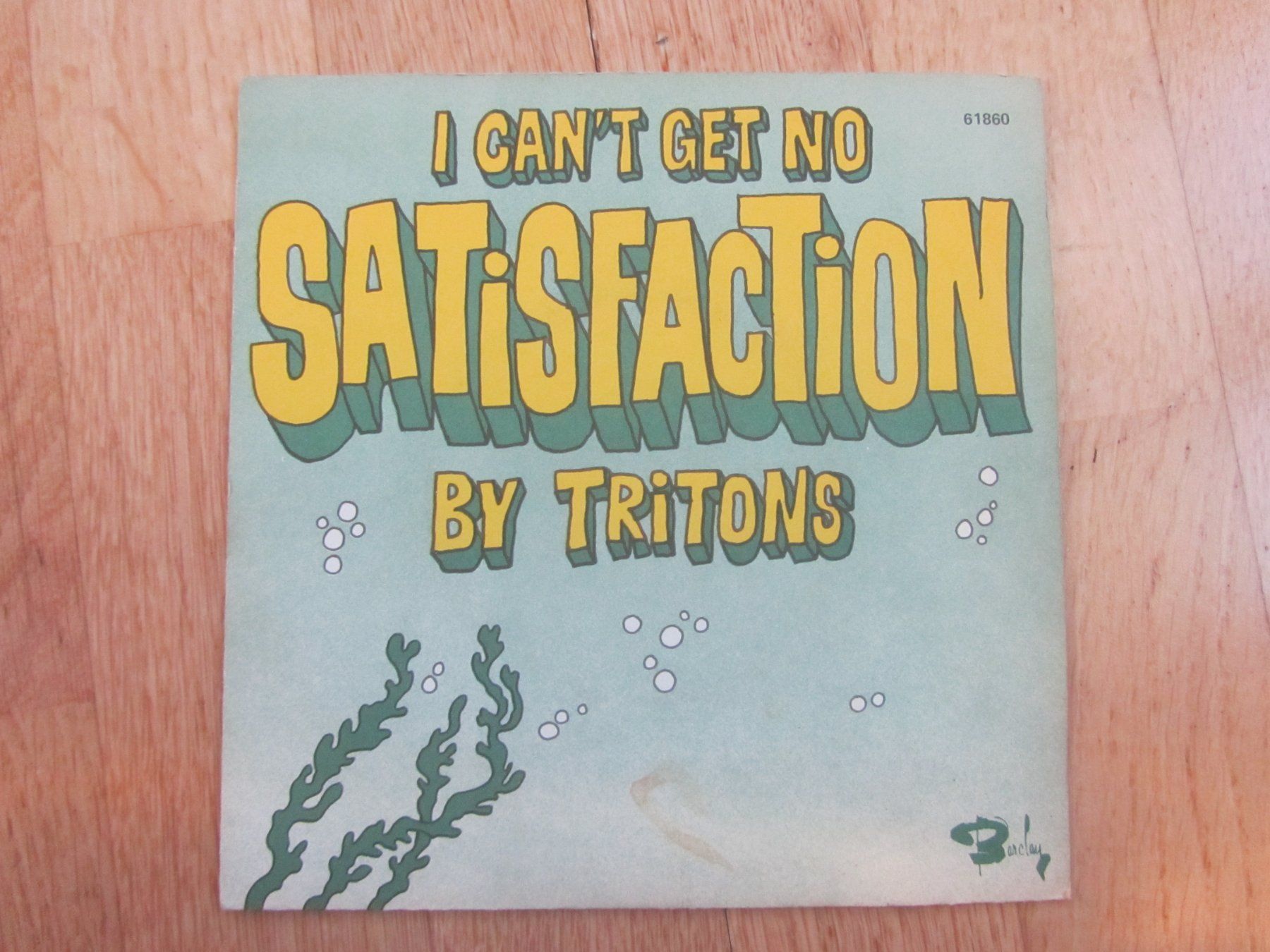 Dischi in vinile: Tritons - I Can`t Get No Satisfaction, Single , TOP – Usato da Seengen venduto da mikelele