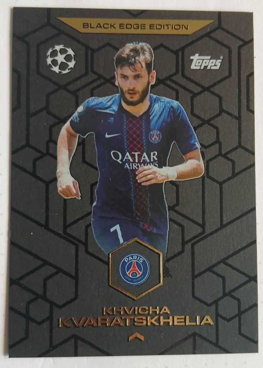 Topps Carte collezionabili: Toops Black Edge Editon Khvicha Kvaratskhelia – Nuovo (secondo la descrizione) da Obergösgen venduto da tss_g2bj