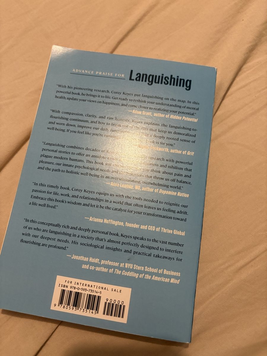 Livres: Book Languishing by Corey Keyes  – Neuf (Voir description) à Penthalaz par _Meg_ 1