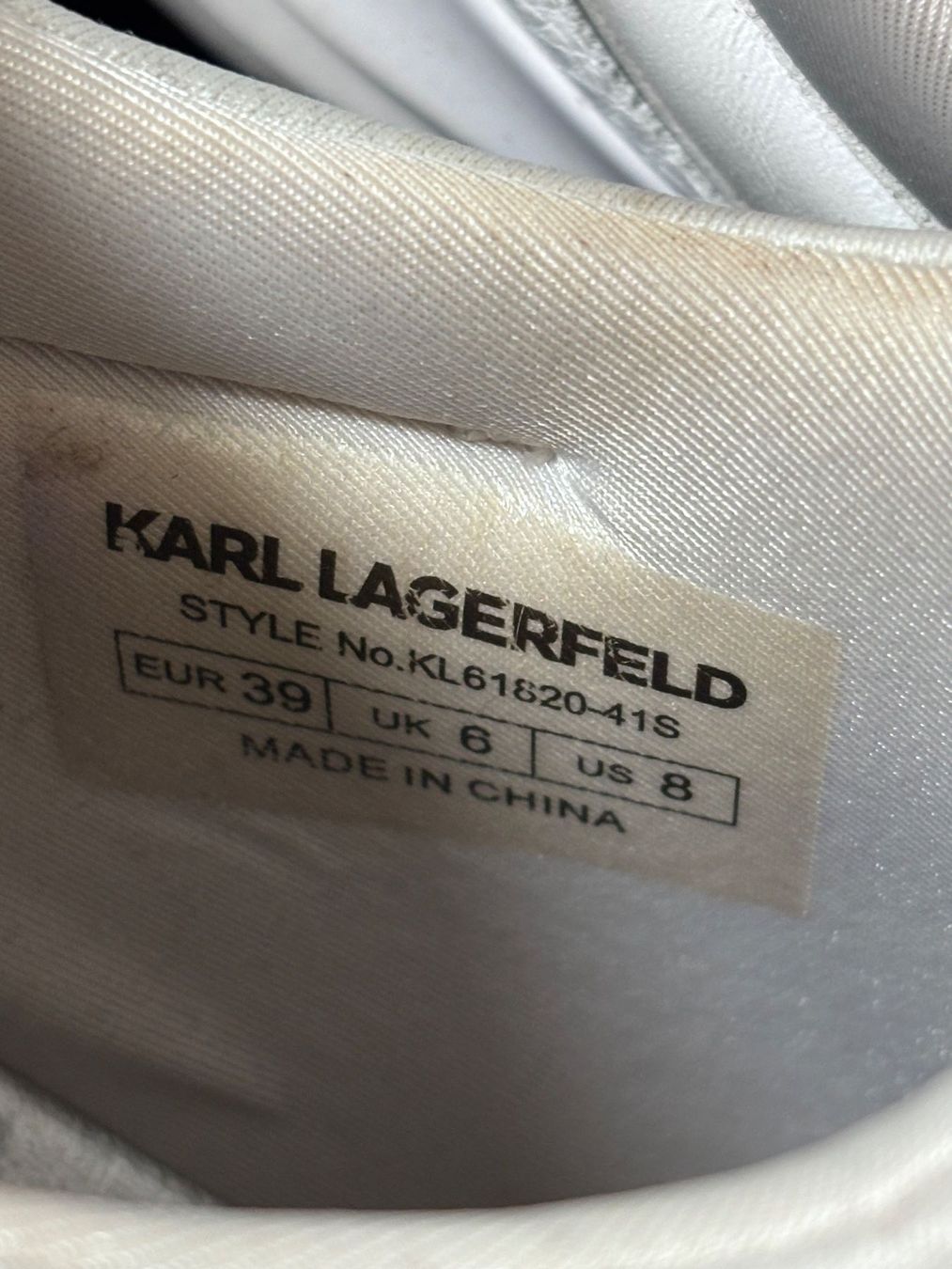 Karl Lagerfeld Scarpe da donna: Karl Lagerfeld Sneaker – Usato da Wetzikon ZH venduto da Deba26 6