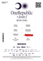 OneRepublic + Jessie J Moon+Stars Ticket 14.07.2026