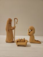 Krippenfiguren aus Holz, Weihnachten, Handarbeit