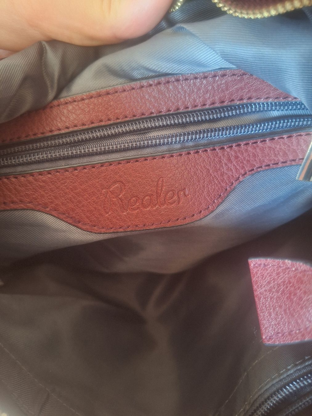 Taschen: Vegane Handtasche Realer bordeauxrot – Gebraucht aus Bern von Myrtha3 4