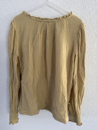 Musselin Bluse Pomp de Lux gelb Grösse 134/140