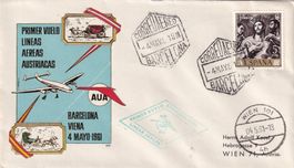 Erstflug AUA Barcelona - Wien 1961