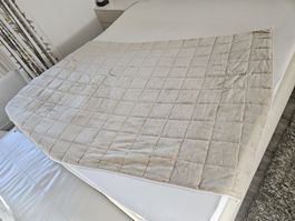 Gewichtsdecke Home Creation 135x200 cm 6 kg beige neuwertig