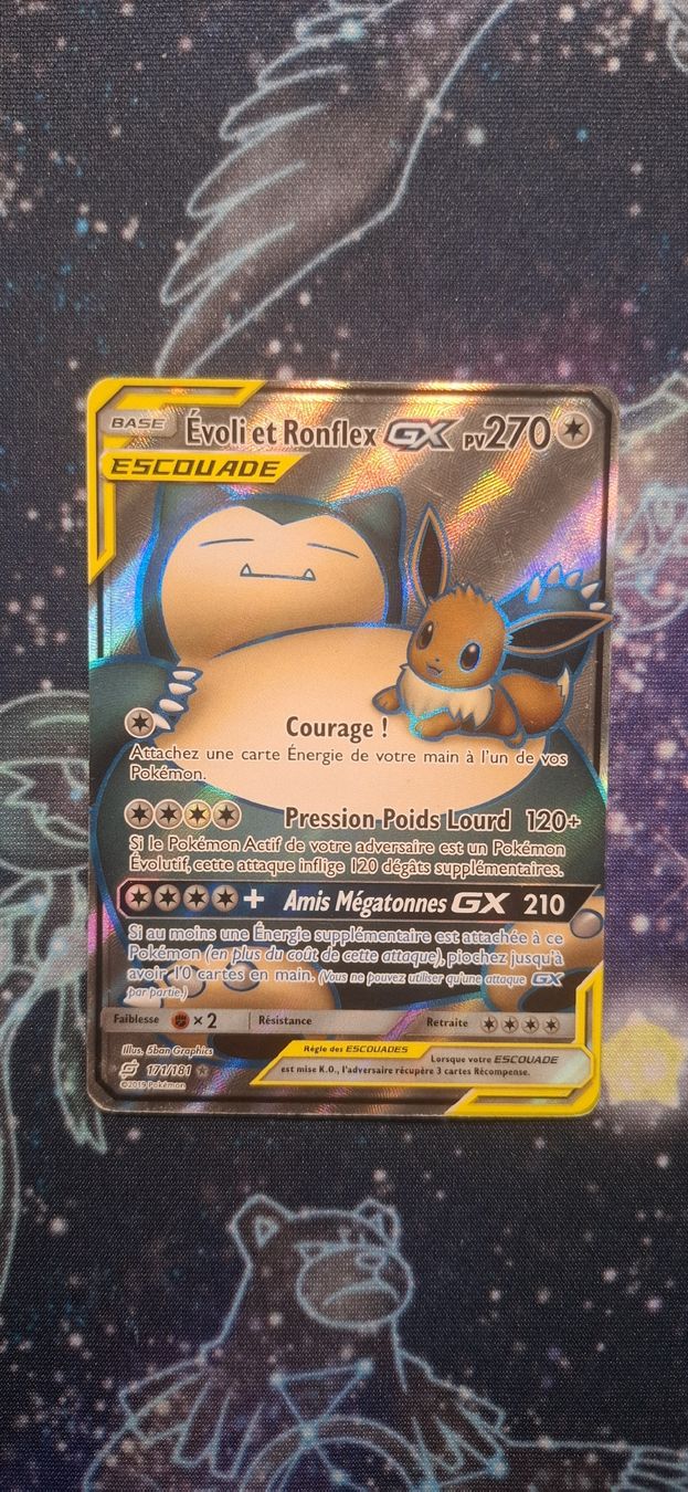 Pokémon Carte collezionabili: Evoli & Ronflex GX - Escouade 171/181 FR – Usato da Petit-Lancy venduto da Kara_TCG 1