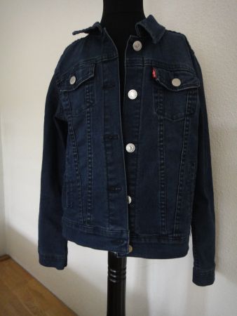 Levi's Jeansjacke, Dunkelblau, Grösse 12 J Top Zustand!