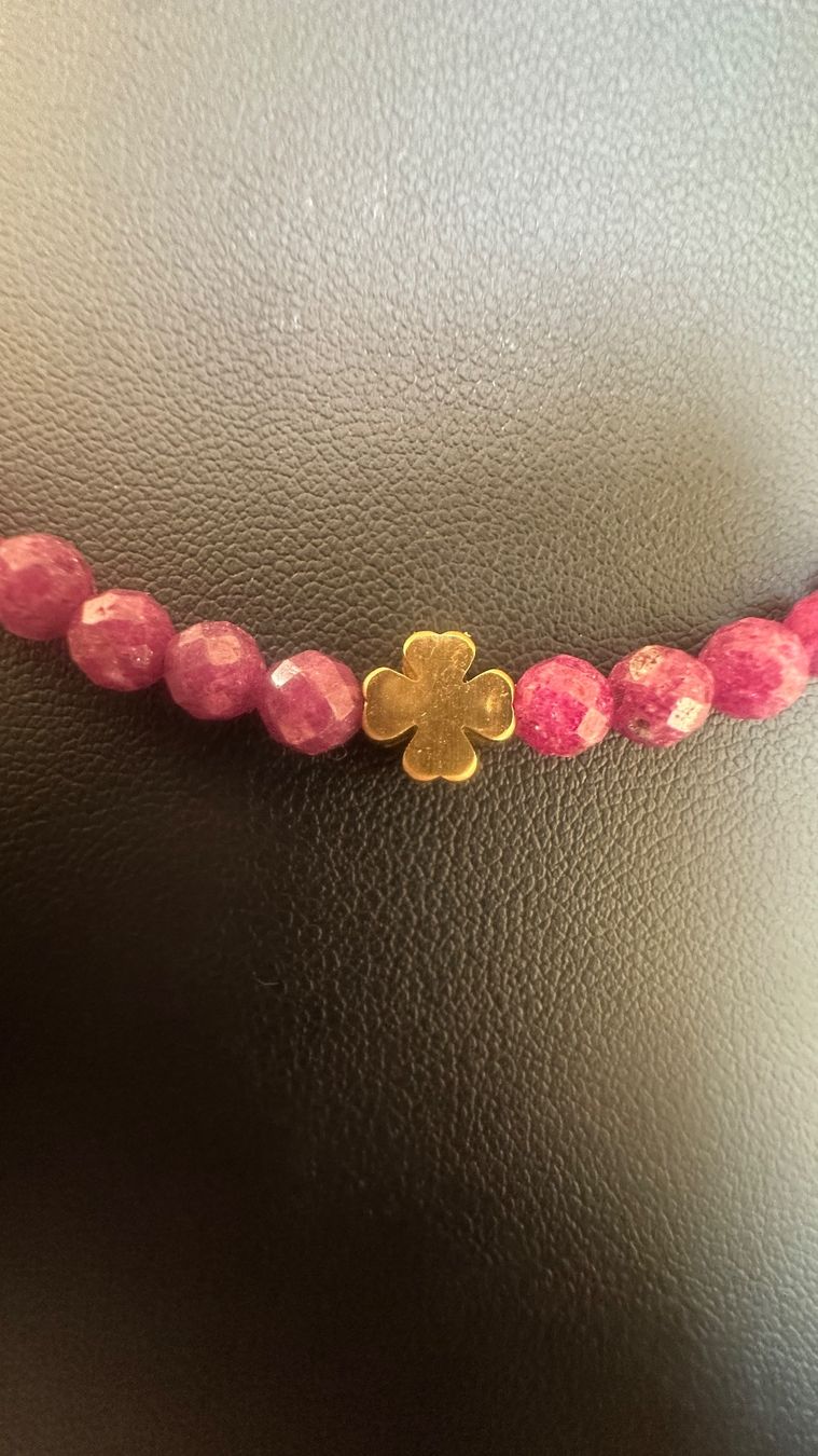 Catenine: Choker mit natürlichen Rubin Edelsteinen – Nuovo e nell'imballaggio originale da Kriens venduto da Hortensie6 1