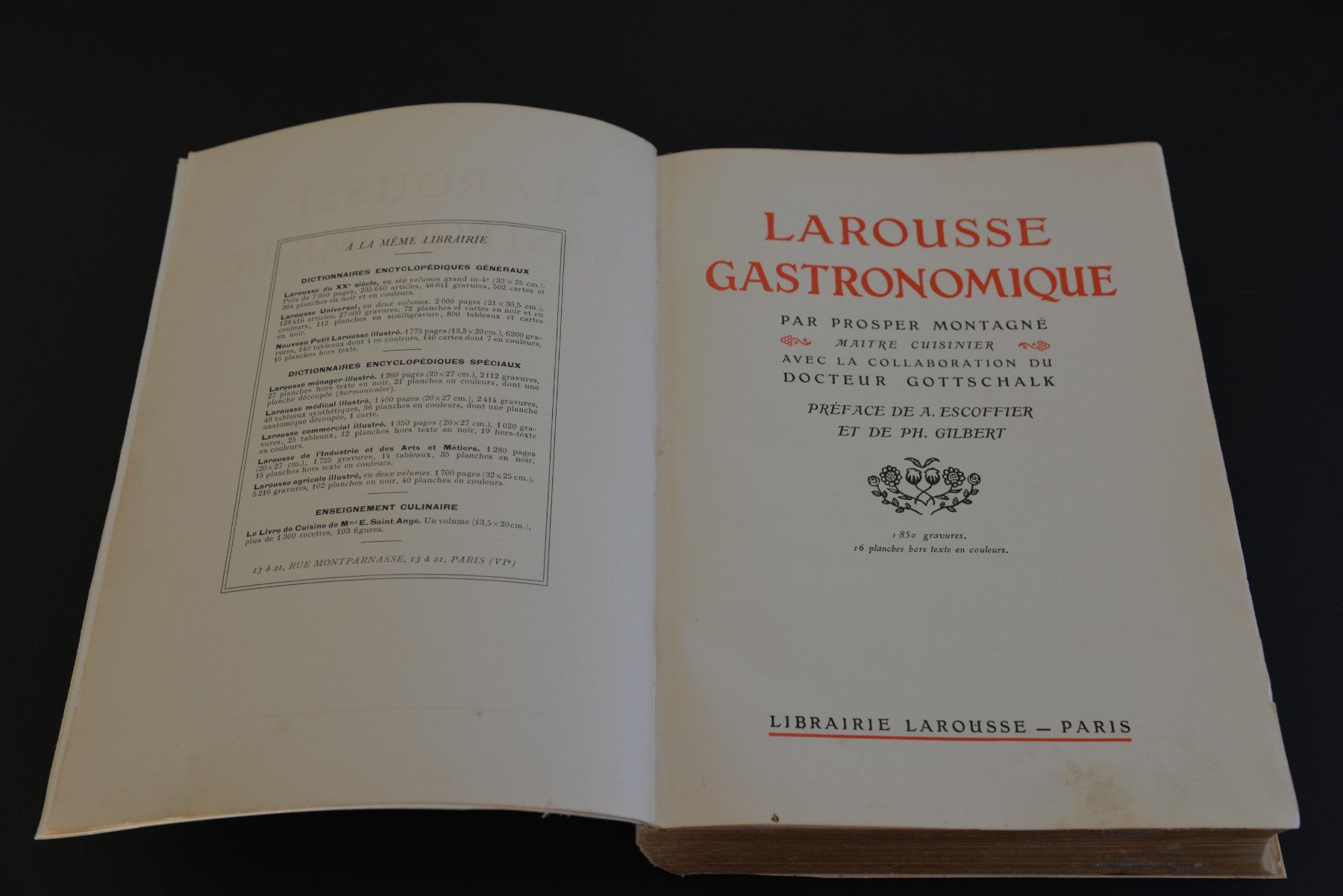 Libri: Larousse gastronomique, 1938 – Usato da Lungern venduto da Kammer-Lungern 5