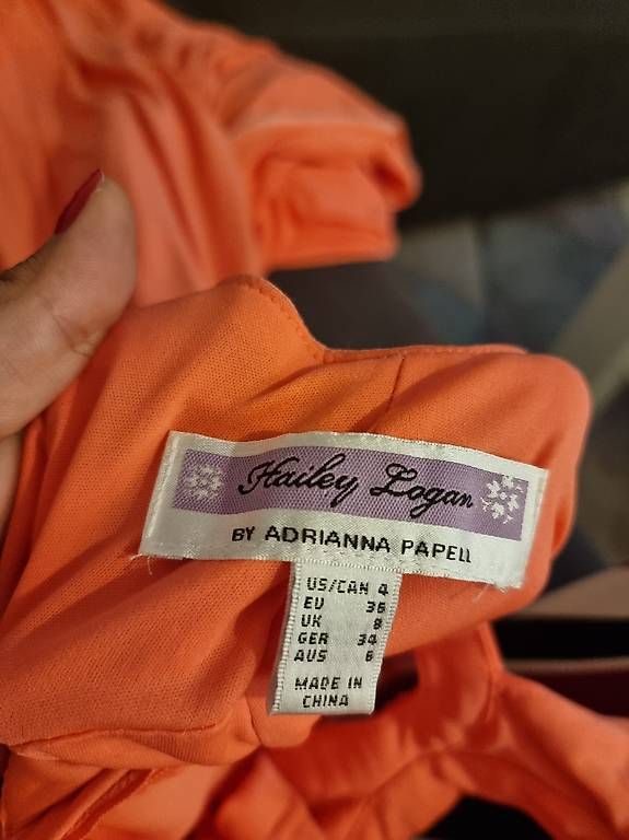 Vestiti: Coralfarbenes Abendkleid Gr S – Nuovo (secondo la descrizione) da Zürich venduto da Takili123 3