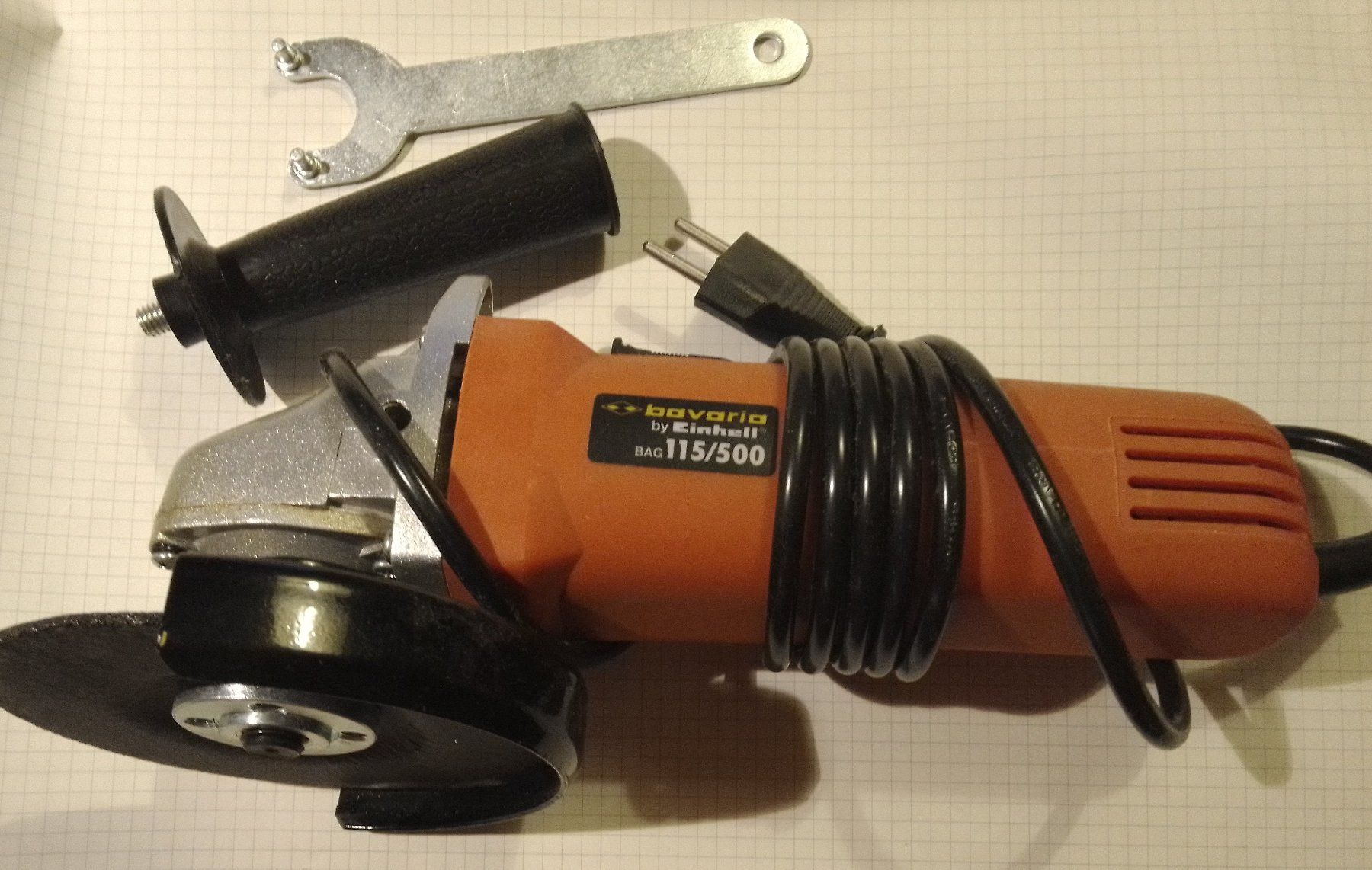 Einhell Smerigliatrici & Lucidatrici: Winkelschleifer Bavaria by Einhell 115/500 - 230 Volt – Usato da Bern venduto da MacBit77_chbe