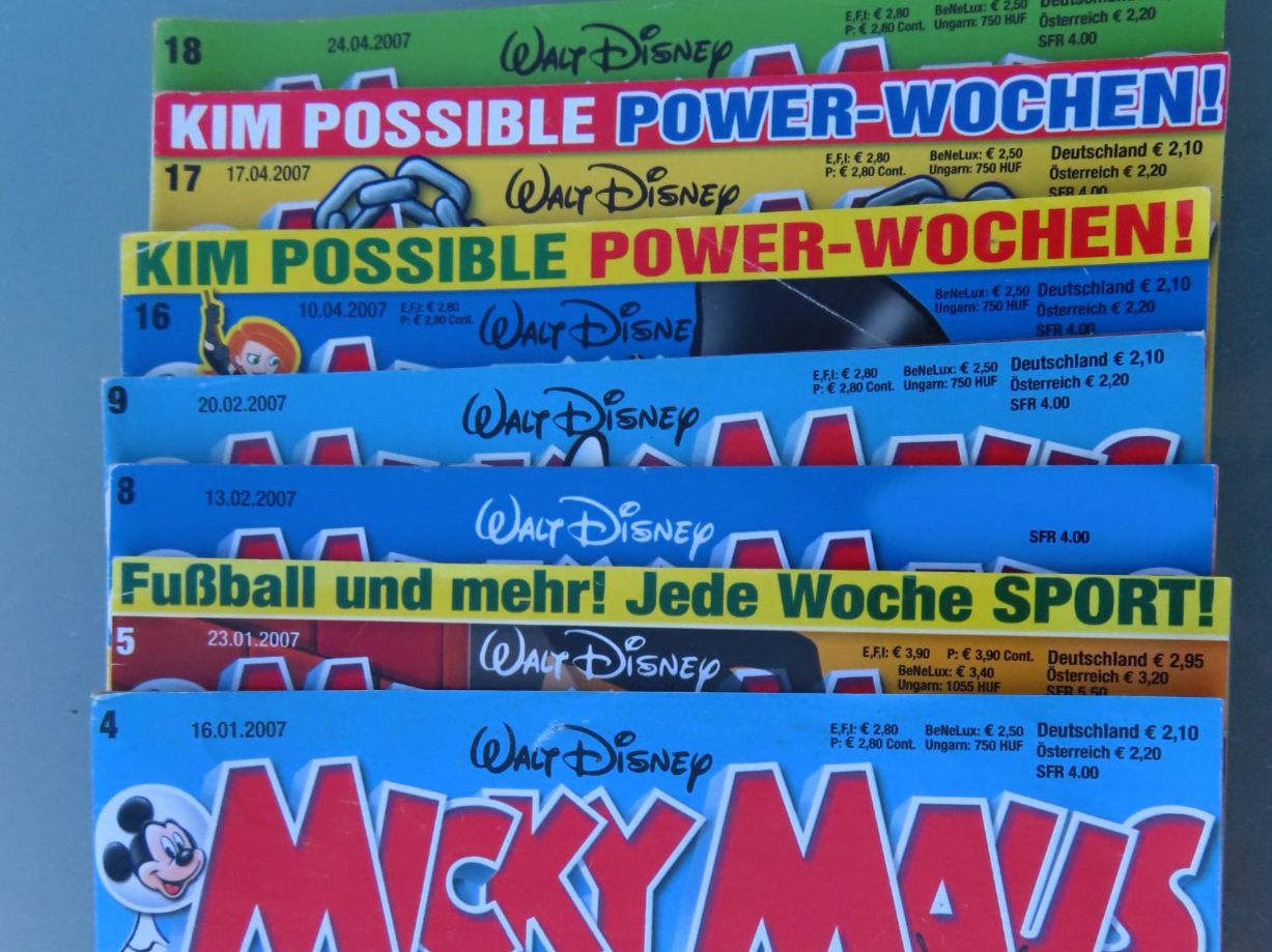 BD: 7 MICKY MAUS Comic Hefte von 2007 – D'occasion à Rombach par Masading 3