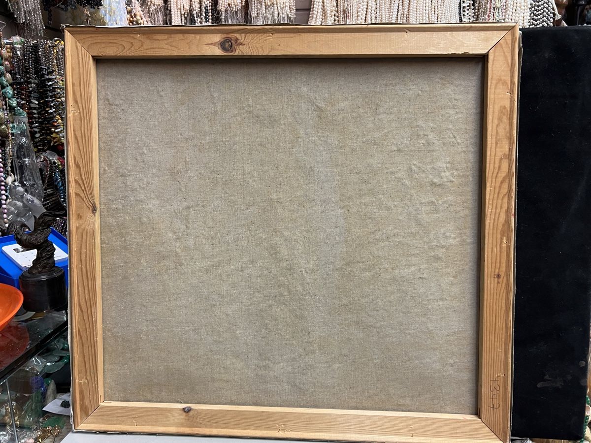 Gemälde: HUILE SUR TOILE SIGNÉE B WRIGTH DATÉE 1978 – Gebraucht aus Genève von Qanil77 6