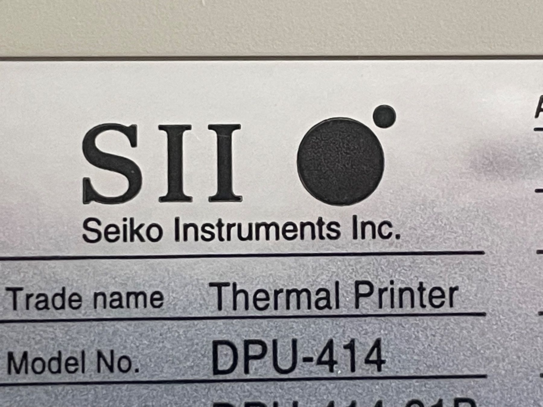 Stampanti: Seiko Instruments SII DPU-414 Thermodrucker mit OVP – Nuovo (secondo la descrizione) da Rothenfluh venduto da Ron999 5