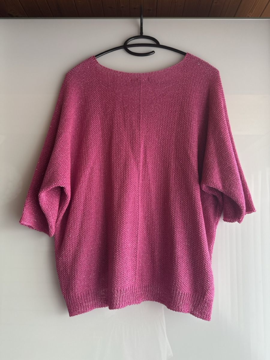 Pullover & Sweatshirts: Lockerer Strickpullover pink mit Glitzer Grösse S/M – Neu (gemäss Beschreibung) aus Buchs AG von tifena 3
