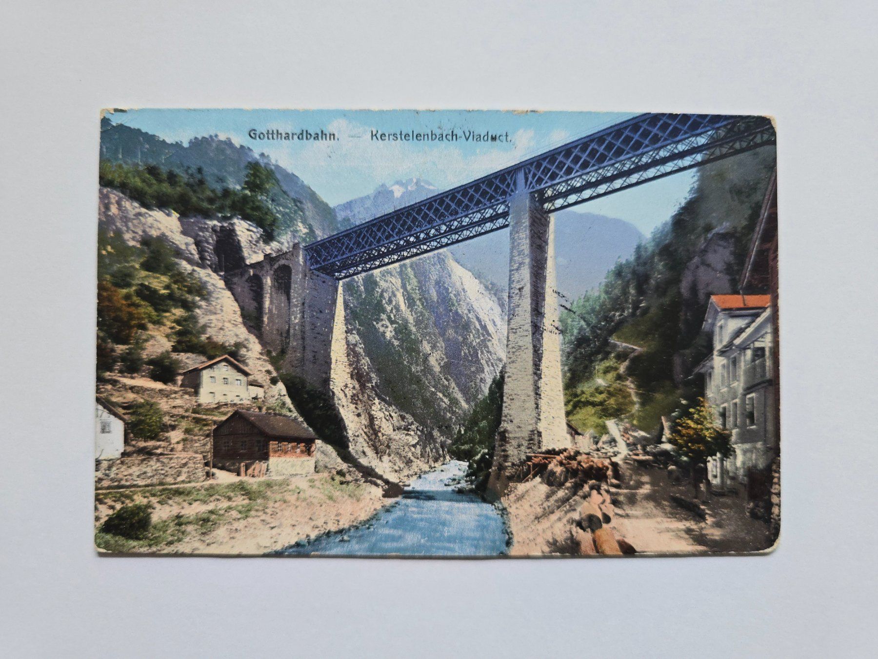 Cartoline postali: AK Bahnen Gotthardbahn alt – Usato da Dättlikon venduto da Wundertuete_