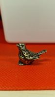 Antike Vogel Figur aus Messing, filigrane Handarbeit!