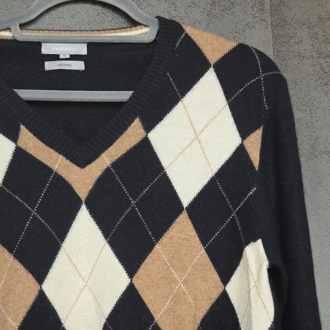 Pullover & Sweatshirts: 🐸 MADDISON KASCHMIR PULLOVER ARGYLE MUSTER S TOP ZUSTAND – Neu (gemäss Beschreibung) aus Môtier (Vully) von Frogs 3