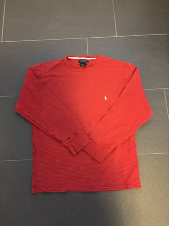 Rotes Polo Ralph Lauren Langarmshirt, Grösse M - Top!