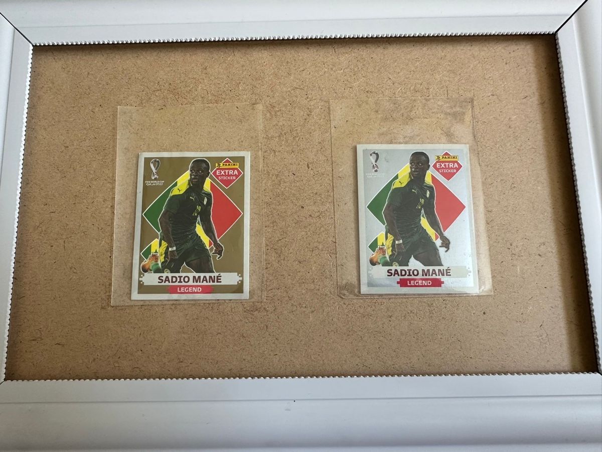 Panini Carte collezionabili: Panini WM 2022 Sadio Mané Legend & Silver Extra Sticker Set – Usato da Oberdiessbach venduto da Nunu