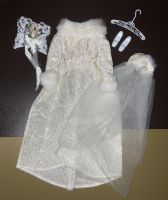 Vintage 1960s Barbie Doll Winter Wedding #1880 perfect