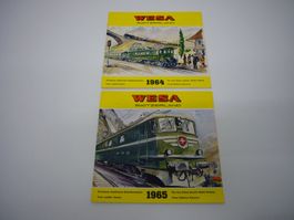 2 WESA Kataloge 1964 und 1965, Original