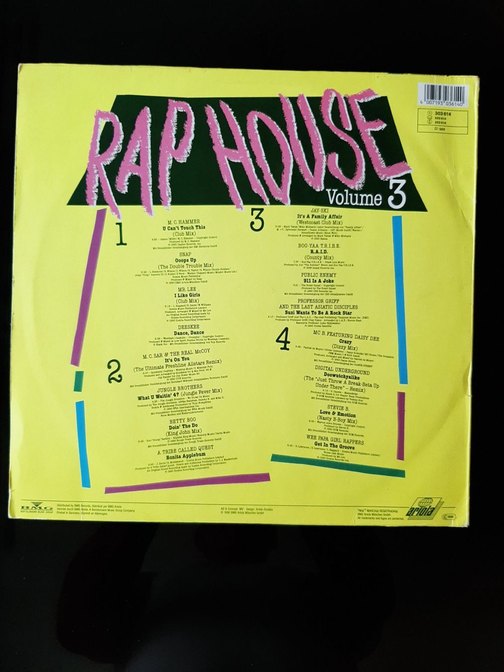 Vinyles: 2LP Rap House Volumen aus 1990 – D'occasion à Kreuzlingen par Jack.Daniels 5