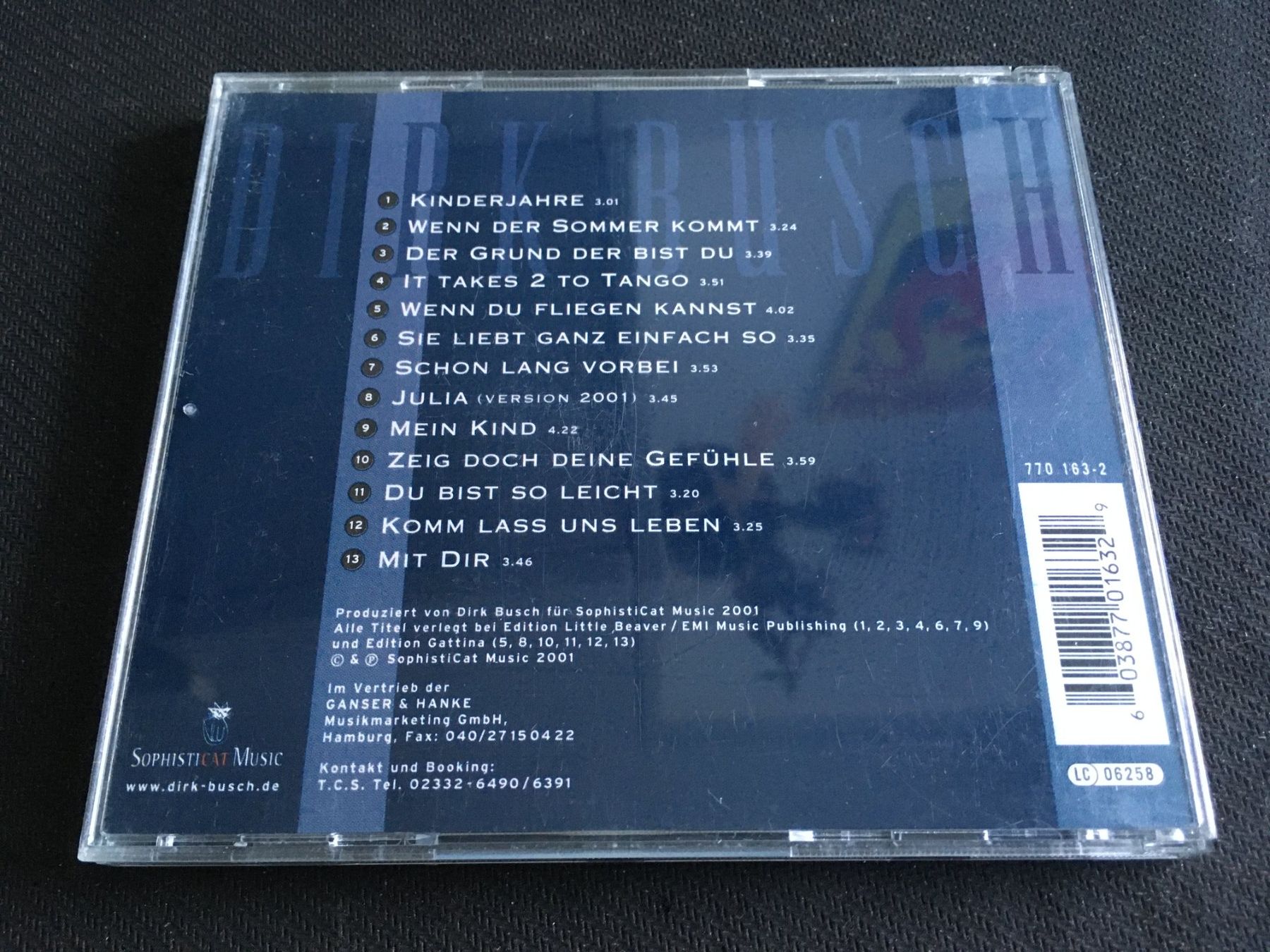 CD: Dirk Busch - Beziehungsweisen -CD- – Usato da St.Gallen venduto da MedienJoe 2