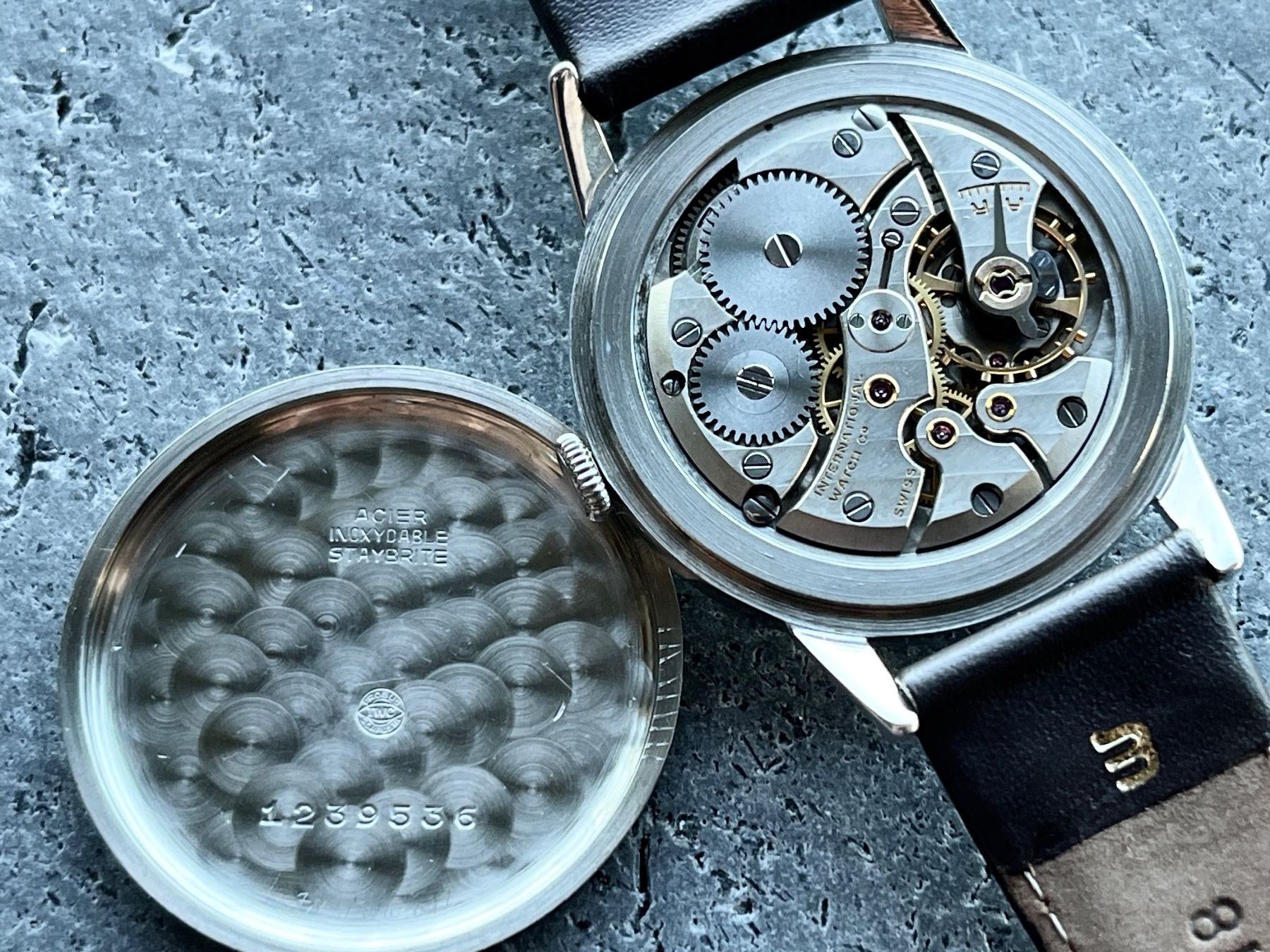 IWC Montres: IWC HANDAUZUG CALIBER 89 NOS – Neuf (Voir description) à Beinwil am See par watchfever 6