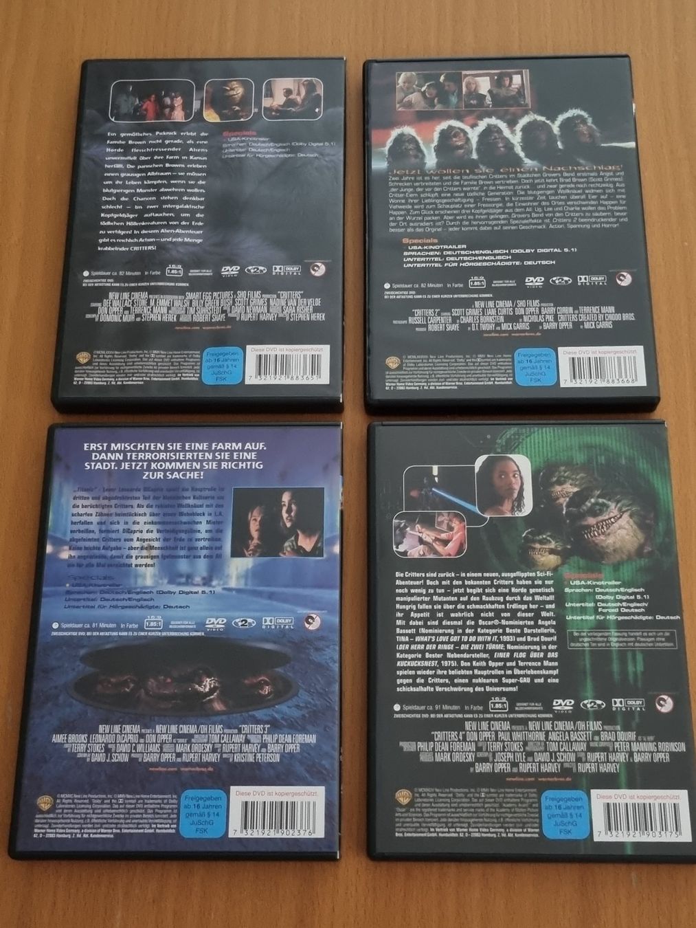 Alle DVDs: DVD: Critters 1 - 4 / Collection, 4 Filme – Gebraucht aus Ehrendingen von Thomas_2 2