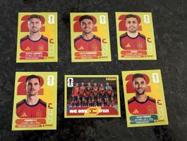 Panini WM 2026 Sticker ESP 4, 9, 10, 12, 13, 18