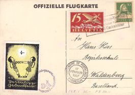 F3 + Flugspende-Vignette 21 auf ...
